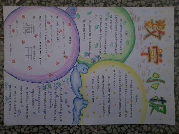 六上第五单元手抄报手抄报简单又漂亮