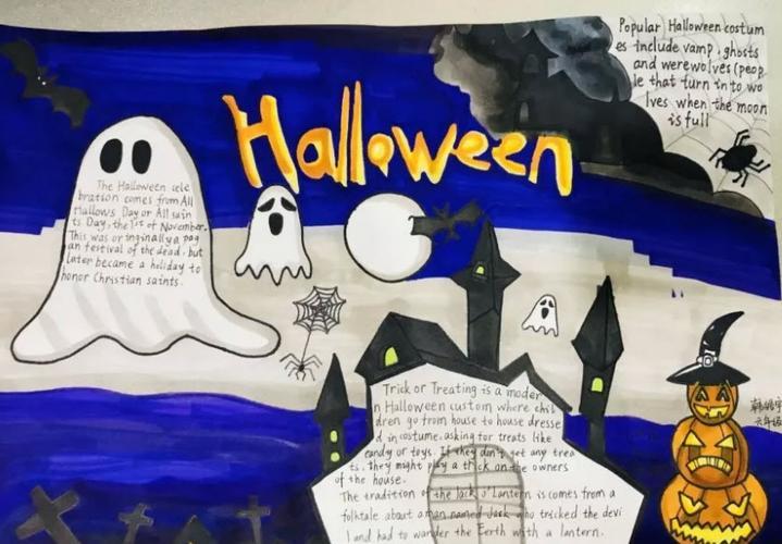 四年级英语简单万圣节手抄报四年级英语手抄报 四年级英语简单万圣节手抄报四年级英语手抄报