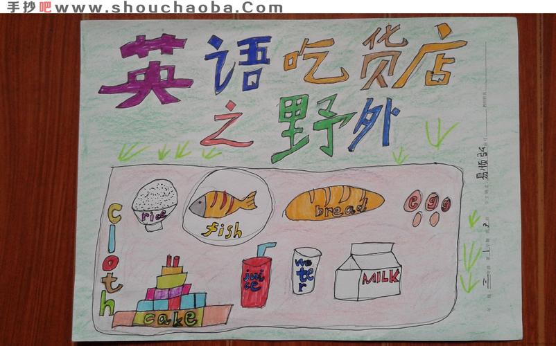 手抄吧 手抄报 学科系列手抄报 英语手抄报 正文英语手抄报怎么做