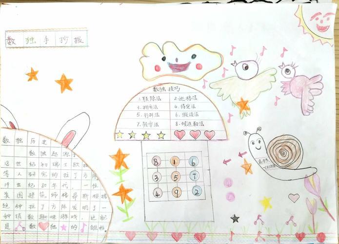 制作数独和九宫格的手抄报制作手抄报