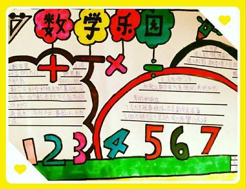 2014寒假数学手抄报 2024手抄报