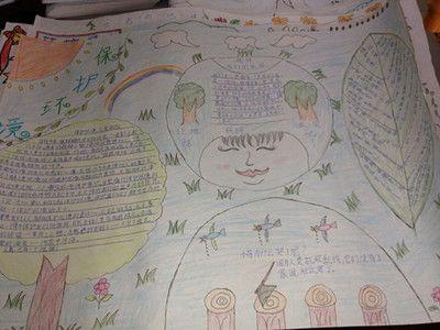 关于童眼观生态的手抄报童眼看世界手抄报