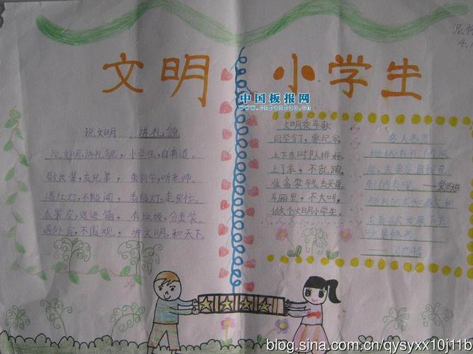 文明小学生手抄报大全