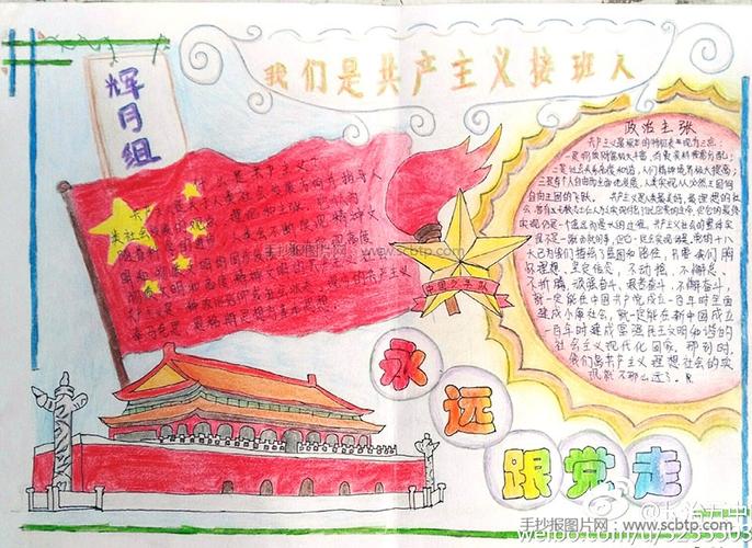 我是共产主义接班人主题手抄报 我是共产主义接班人主题手抄报