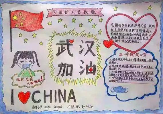 抗病毒手抄报简单适合小学生 有关疫情的手抄报图片 抗病毒手抄报简单适合小学生 有关疫情的手抄报图片