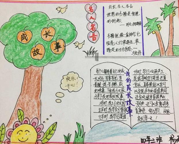 成长故事手抄报成长手抄报简单又漂亮