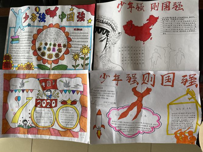 少年强 中国强 为主题手抄报参赛作品