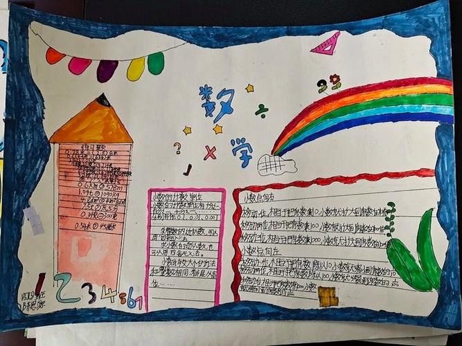 四年级数学手抄报简单又漂亮