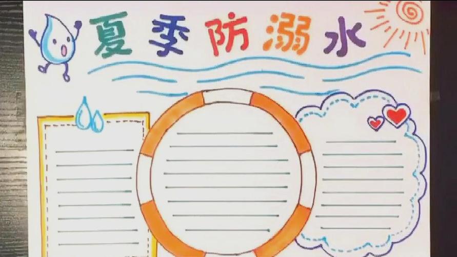 最简单的防溺水手抄报怎么画安全黑板报最简单的防溺水手抄报怎么画
