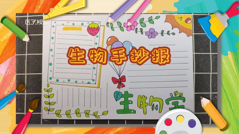 生物手抄报