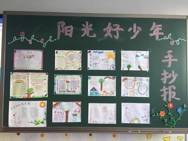 阳光成长好少年手抄报好少年手抄报