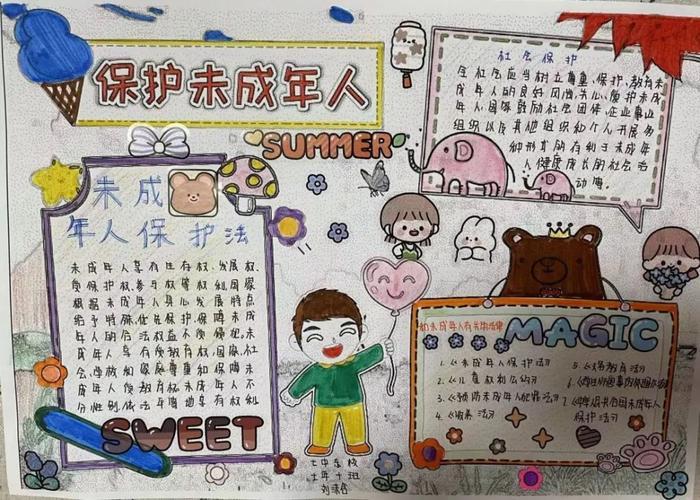 关于关爱未成年健康成长的手抄报 关于健康的手抄报