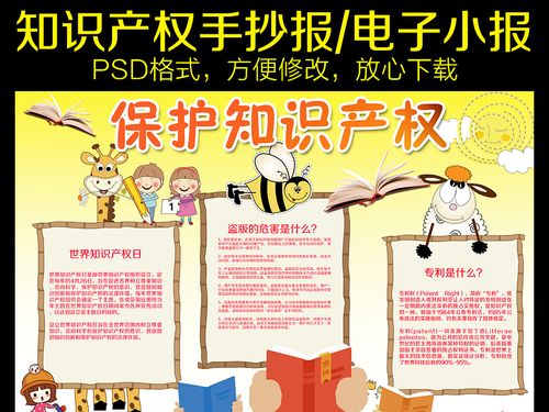 保护知识产权小报打击盗版手抄报电子小报 保护知识产权小报打击盗版手抄报电子小报