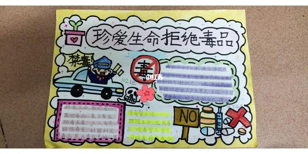 禁毒手抄报