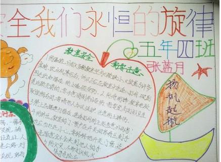 安全教育我们永恒的旋律手抄报图片