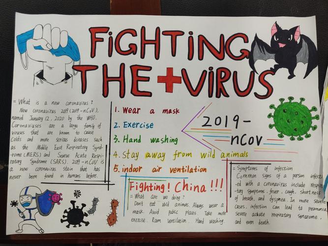 新型冠状病毒肺炎疫情英语手抄报英语英语手抄报 新型冠状病毒肺炎疫情英语手抄报英语英语手抄报